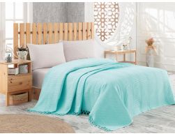 Покрывало NICE BED SPREAD цвет бирюзовый (TURQUOISE/Aqva) (NICE BED SPREAD TURQUOISE)